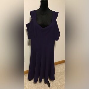 Lane Bryant One Shoulder Purple Dress